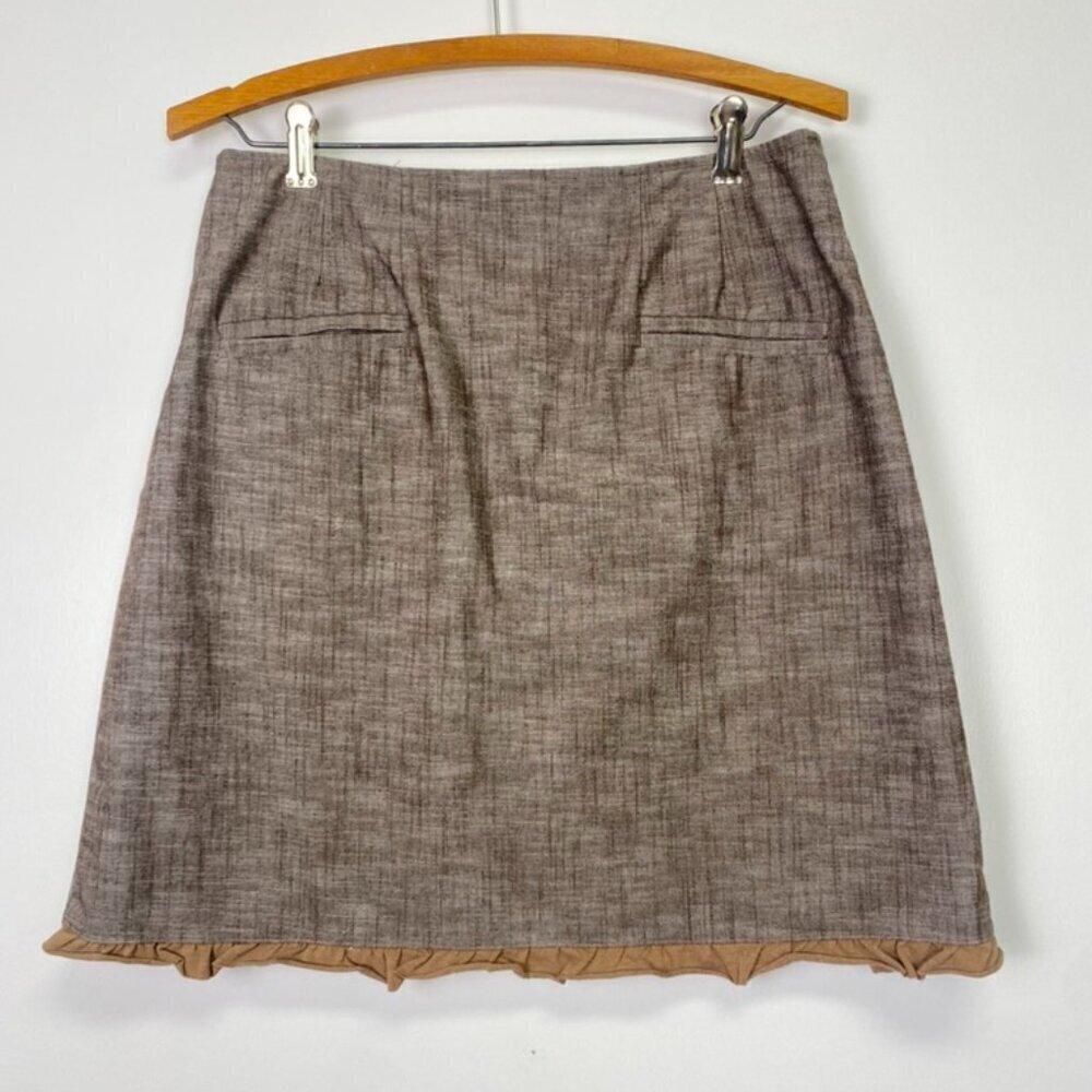 Matilda Jane Brown Ruffle Hem Skirt